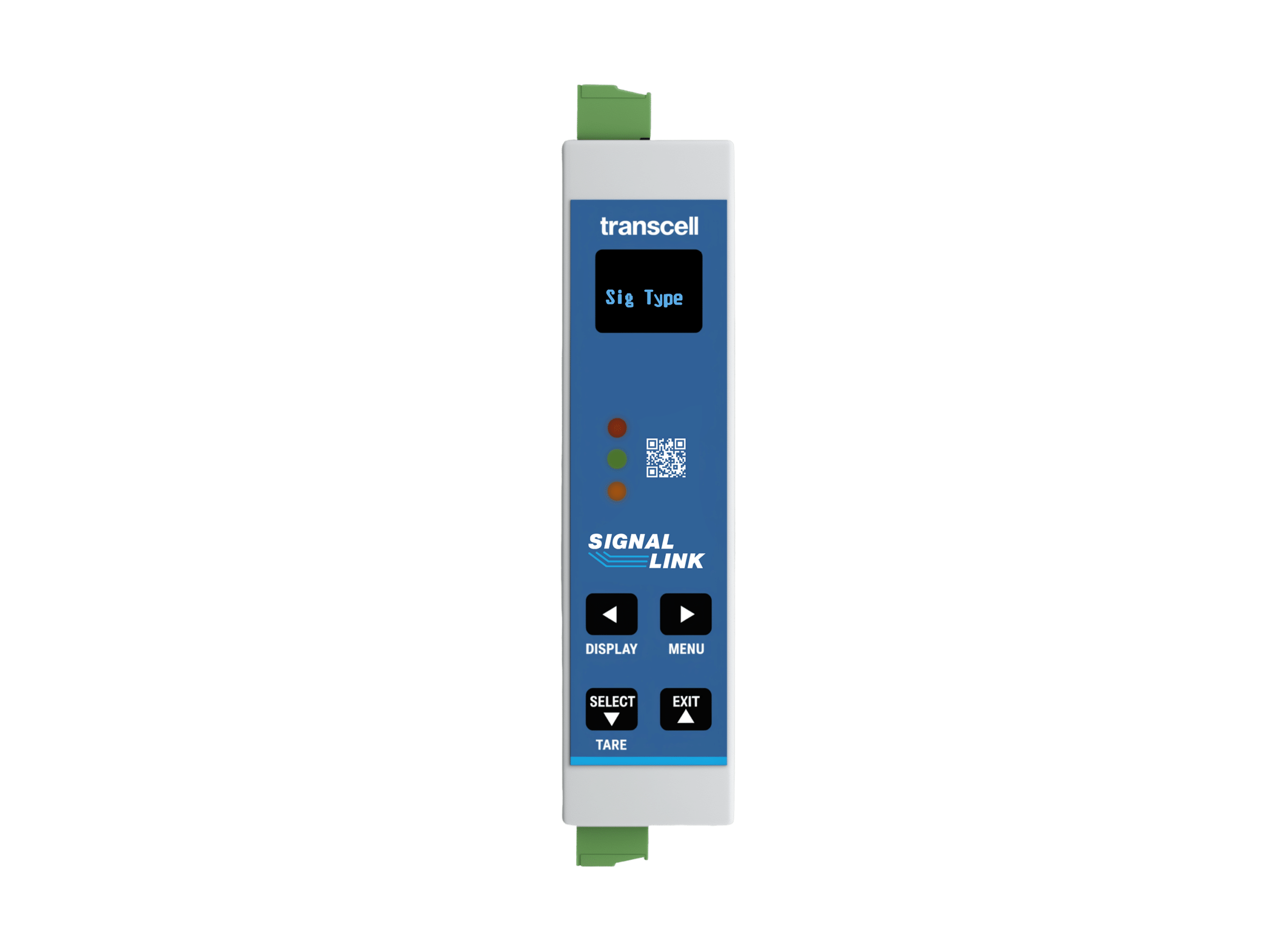 Signal Link signal type output configuration menu