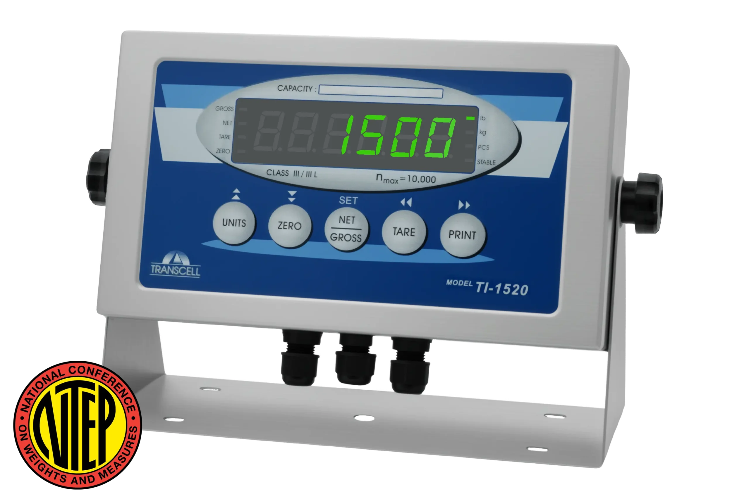 TI-1520 Advanced NTEP Weighing Indicator - Angled