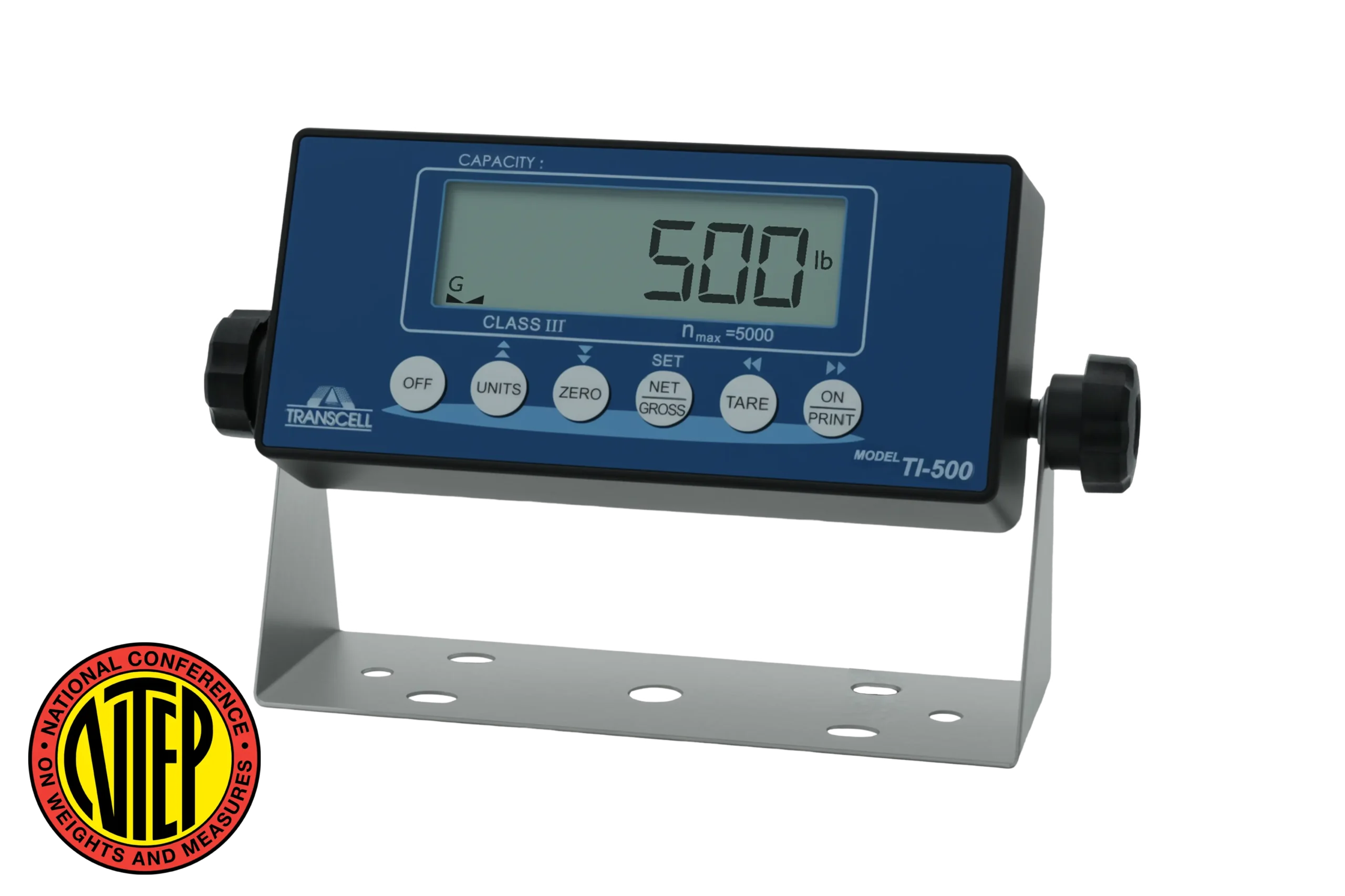 TI-500 Basic NTEP Weighing Indicator (6 Keys) - Angled