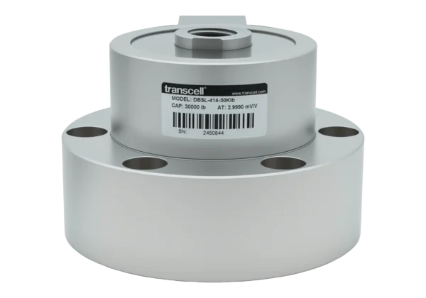 TC414 series base mount compression load cell straight view