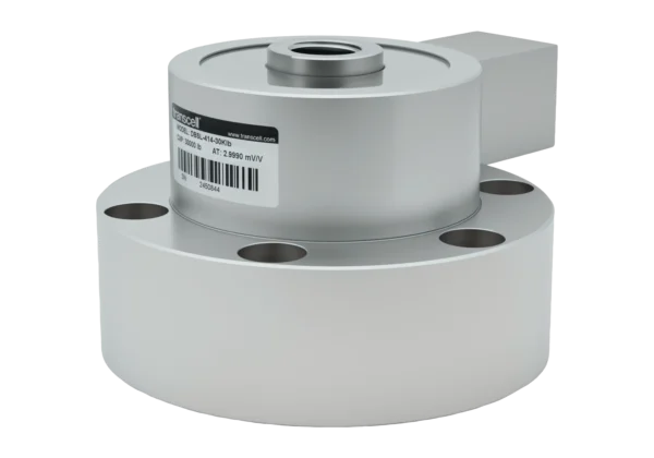 TC414 series base mount compression load cell angled view