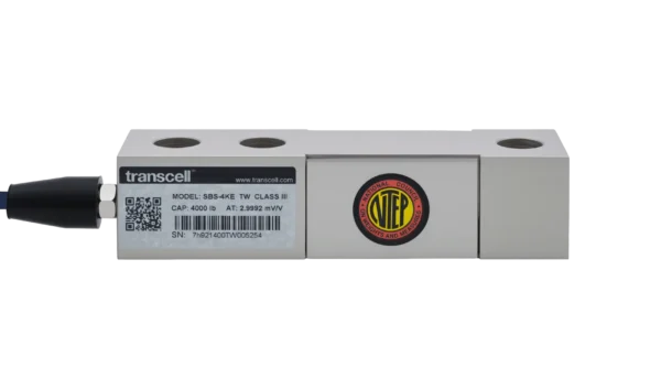 SBS series single ended shear beam load cell NTEP certified straight view