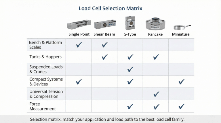 Load Cell Types | Complete Selection Guide | Transcell