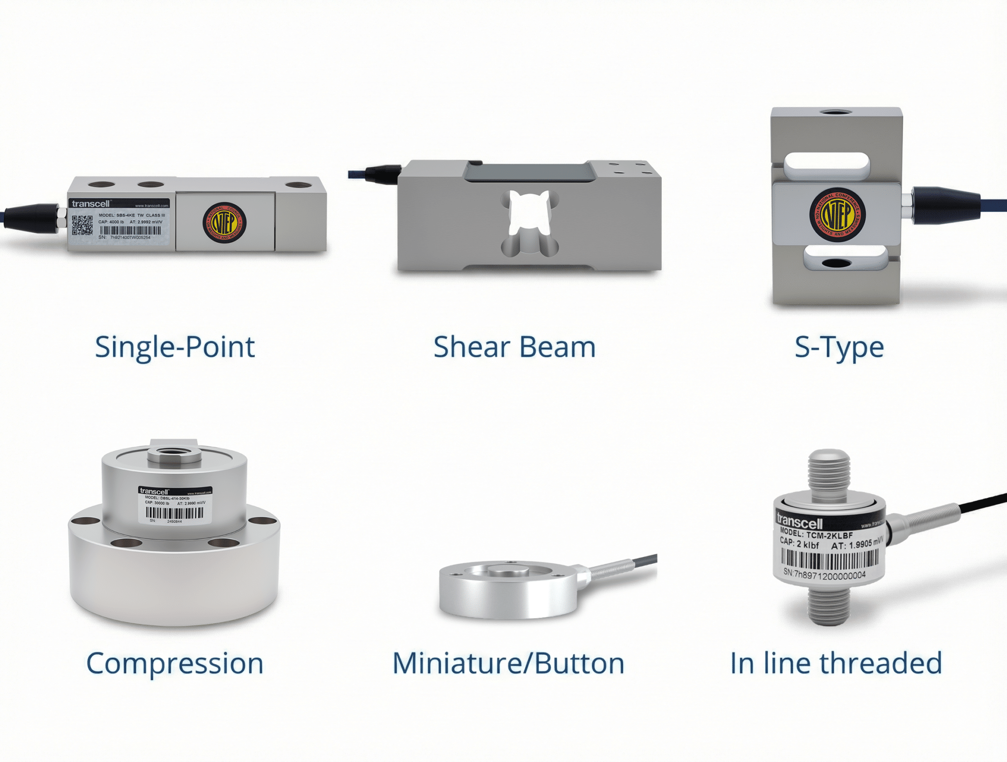 Load Cell Types | Complete Selection Guide | Transcell