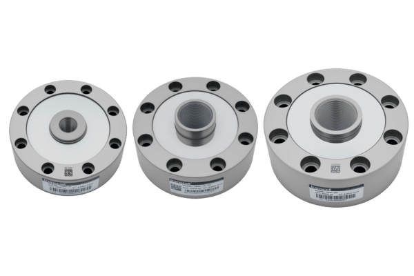 DBSL series industrial pancake load cell small medium and large top view