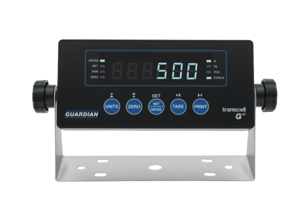 Transcell Guardian Lite industrial floor scale with G-500E indicator NTEP legal for trade