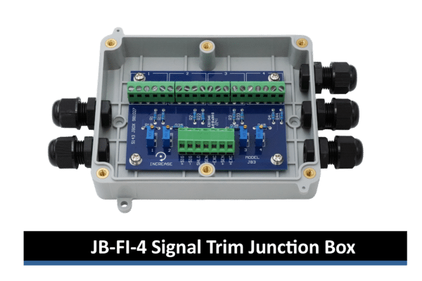 Transcell JB-FI-4 4-channel signal trim junction box for Guardian floor scale systems