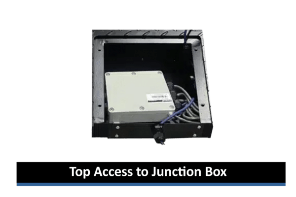 Transcell Guardian floor scale top-access junction box for easy installation and service