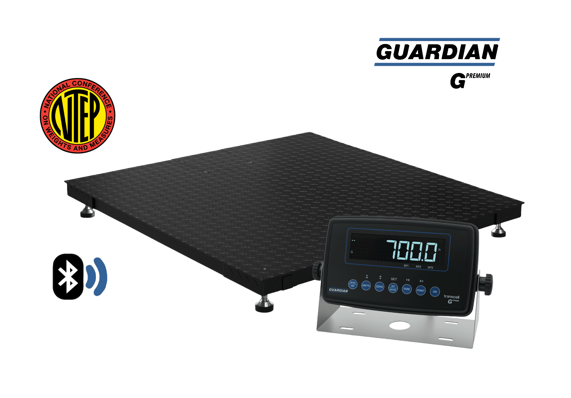 Wireless Guardian Premium Floor Scale with G-700K