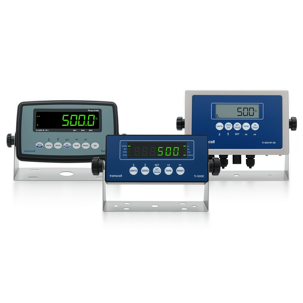Transcell digital weighing indicators and readouts