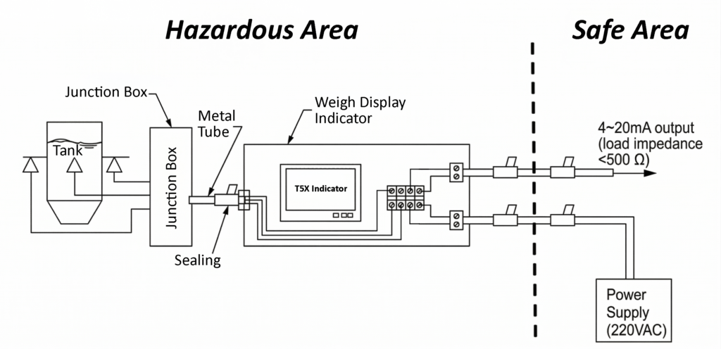 Hazardous Environment Load Cells | Safe Weighing | Transcell