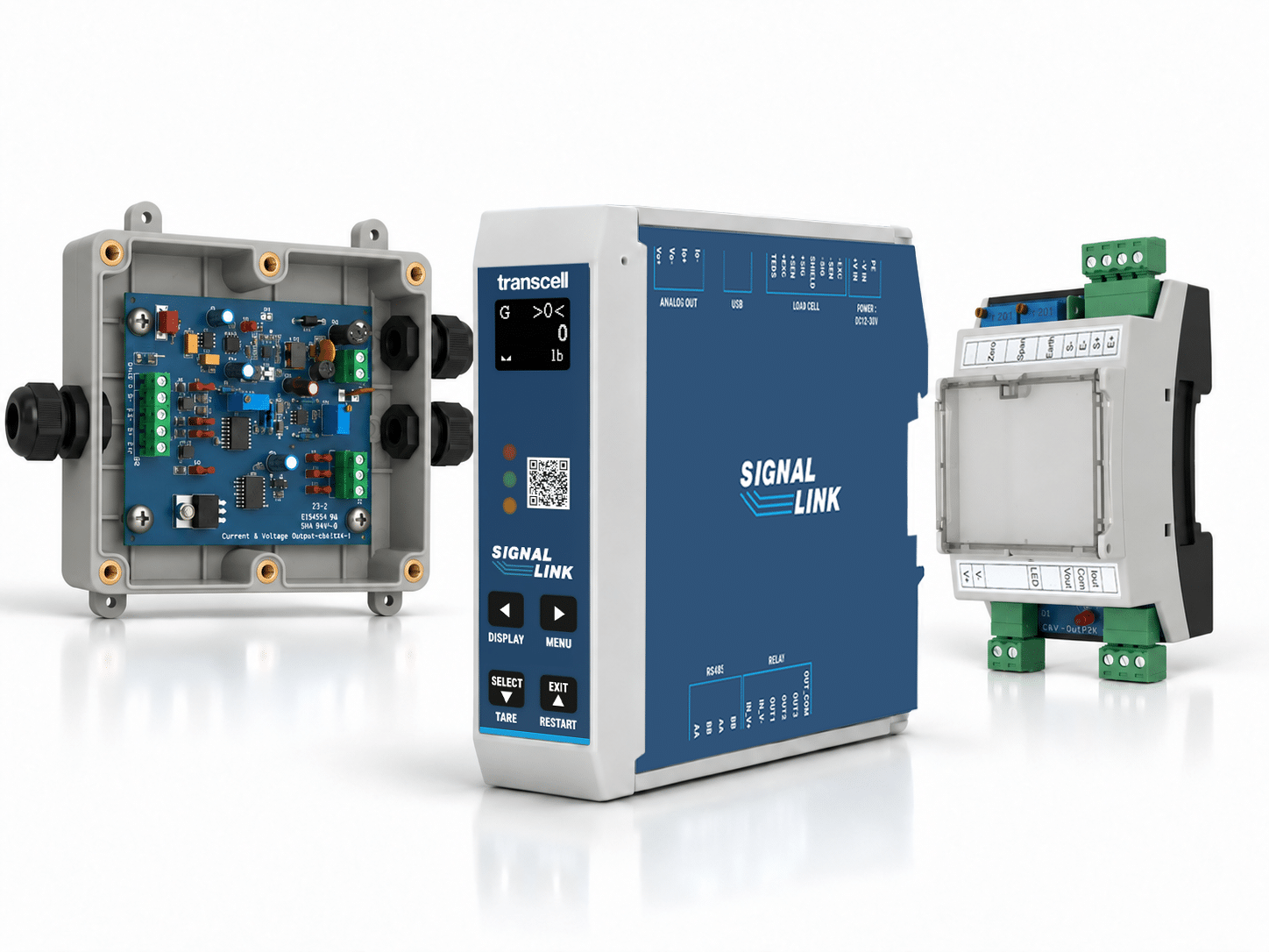 Transcell signal conditioners and amplifiers