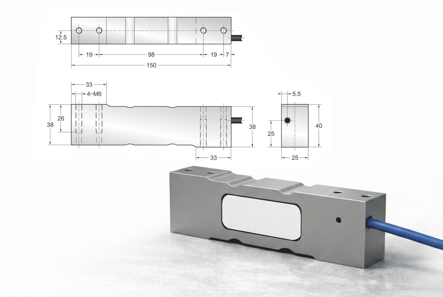 Load Cell Target Point Single-Point Load Cells | Platform & Bench | Transcell