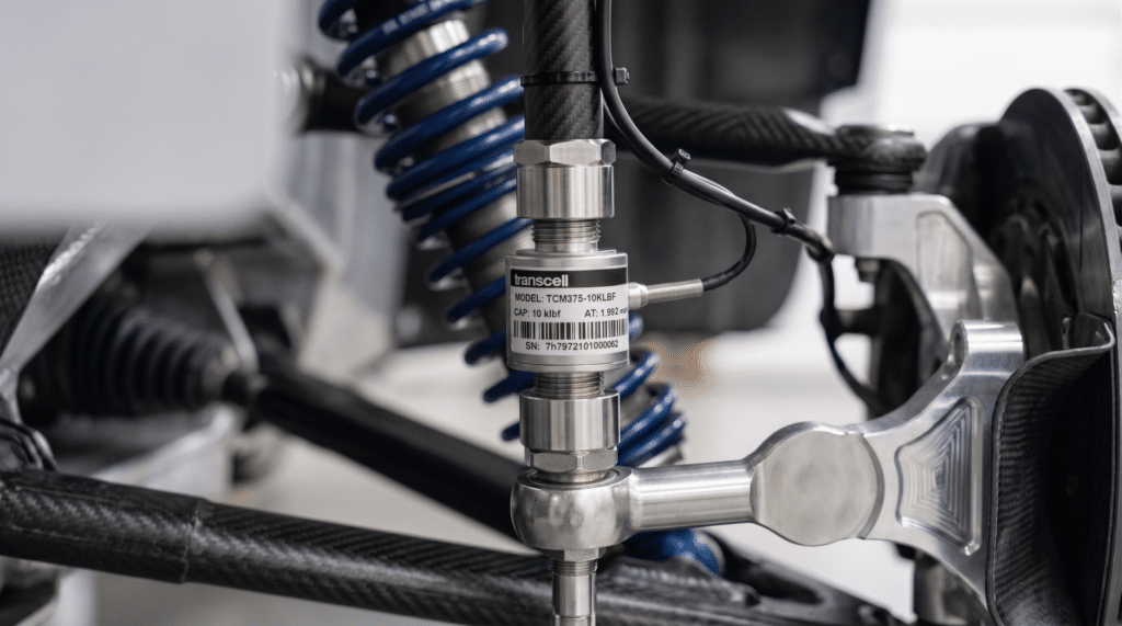 Inline Loading Example Miniature Load Cells | Button, Threaded & S-Beam | Transcell